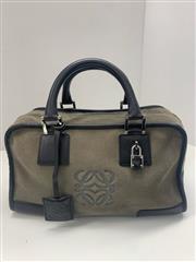 LOEWE VINTAGE SUEDE CUBO BAG